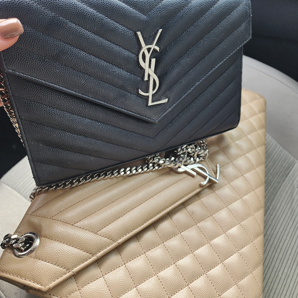 2 YSL Purses- Small and Large